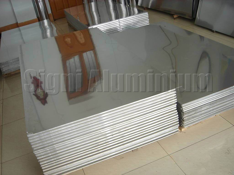 Anodised Aluminum Bright Mirror plate