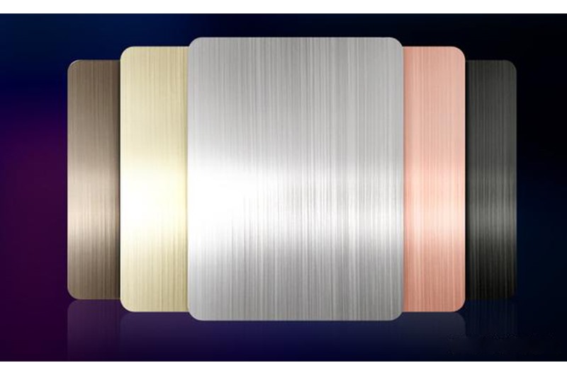 brushed aluminum anodised sheet plate